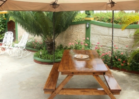 Terrace and dining area